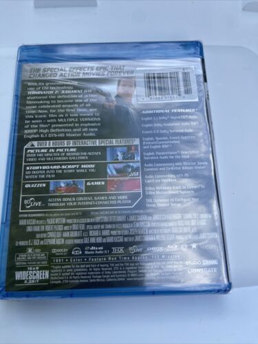 Terminator 2 (T2) Judgment Day (Blu-ray Disc, 1991) Schwarzenegger new sealed - Picture 2 of 2