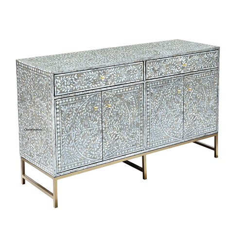 SWISH MOTHER OF PEARL BUFFET/SIDEBOARD 4 DOORS/2 DRAWERS MULTICOLOURED - Picture 10 of 10
