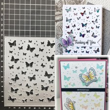 Butterfly background Metal Cutting Dies Stencils Scrapbooking Crafts Embossing