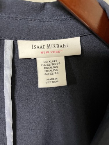 Isaac Mizrahi Women’s Blazer Blue Size XL Pre-owned - Picture 8 of 10