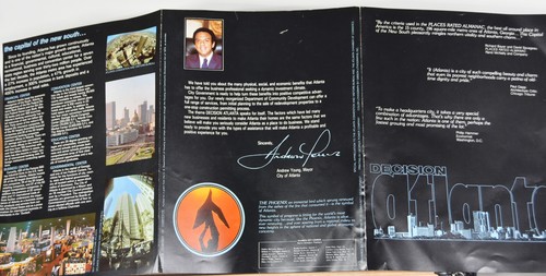 1970s Old Retro Folded Pamphlet Flyer Decision Atlanta Place to Live Marta - Picture 3 of 3