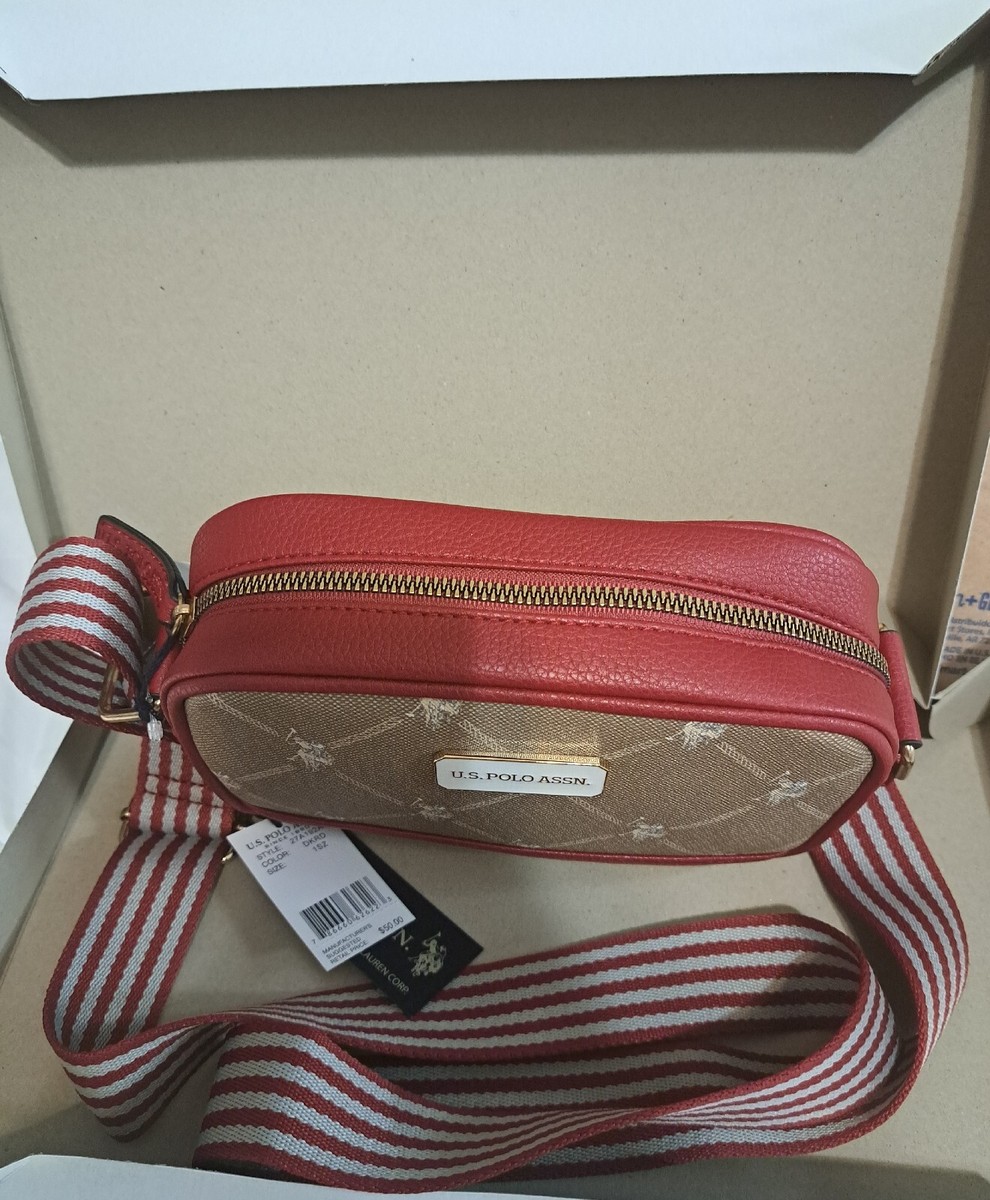 NEW US Polo Assn 27A175AAClassic Zip Women's Crossbody Bag NEW US Polo Assn 27A175AAClassic Zip Women's Crossbody Bag