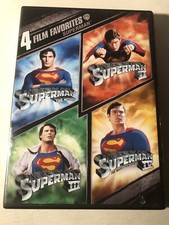 Superman I II III & IV (2008) DVD Warner 4 Film Favorites Compilation Release