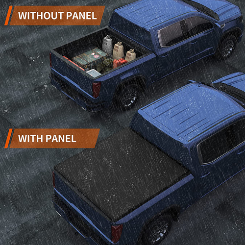 Soft Quad-Fold Tonneau Cover Truck Bed for 2009-2025 Ram 1500 5.7FT 67.4inch - Picture 7 of 11