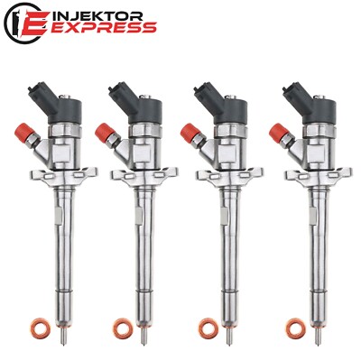 4x 0445110259 Einspritzdüse Citroen Ford Focus C-Max Peugeot Volvo 0986435126