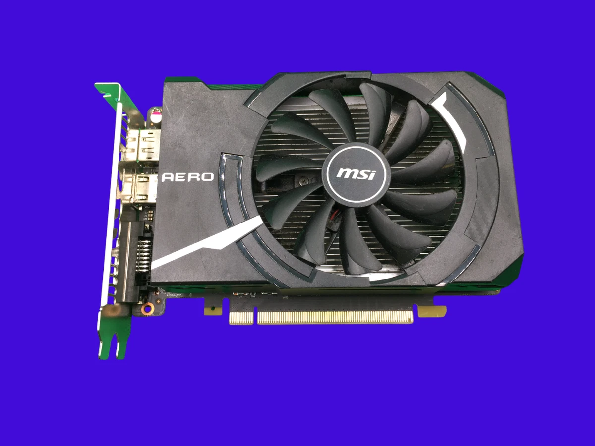 MSI NVIDIA GeForce GTX 1050 AERO ITX 2G OCV1, 2GB GDDR5, USED