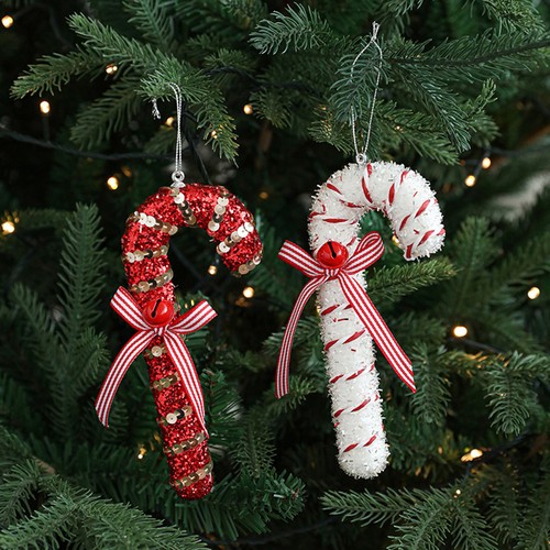 Foam Candy Cane Christmas Tree Embellishments Exquisite-looking for Holiday Use - Picture 17 of 32