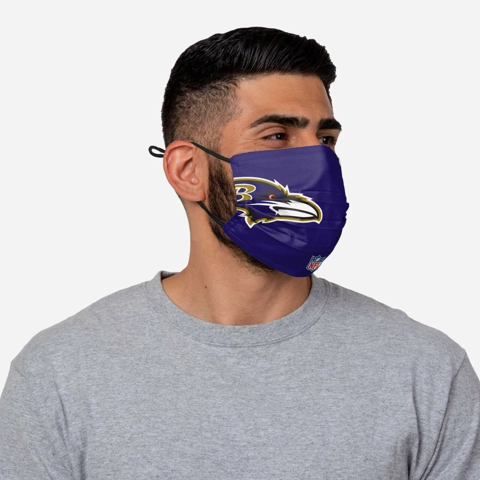 Mascarilla Baltimore Ravens - Mascarilla facial para adultos Foto 4 de 4
