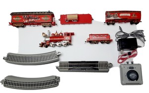 hawthorne village budweiser train set