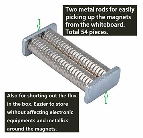 52 pièce Aimant de néodyme 10 mm de diamètre x 2 mm Épaisseur 2.2 kg Traction - Imagen 4 de 8