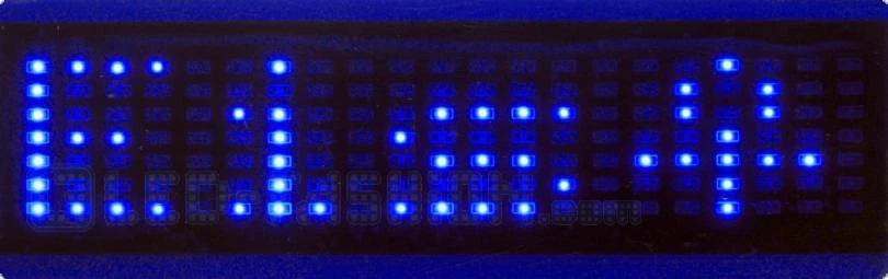 LED-Display Laufschrift Anzeige batteriebetrieben Leuchtschild LEDschild Werbung - Bild 1 von 1