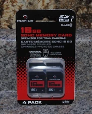 Stealth Cam 16GB SDHC Memory Card 4-Pack