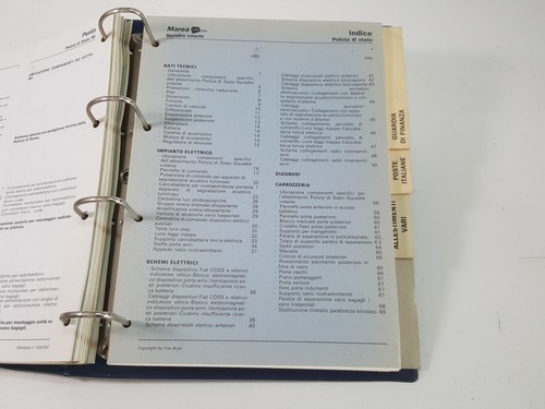 Manuale officina Fiat veicoli di stato Guardia Finanza Carabinieri Polizia Poste - Foto 13 di 24