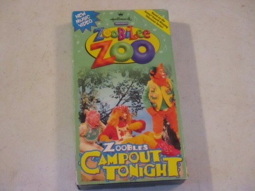 ZooBiLee Zoo Zoobles Campout Tonight Hallmark VHS Jk5 - Imagen 1 de 2