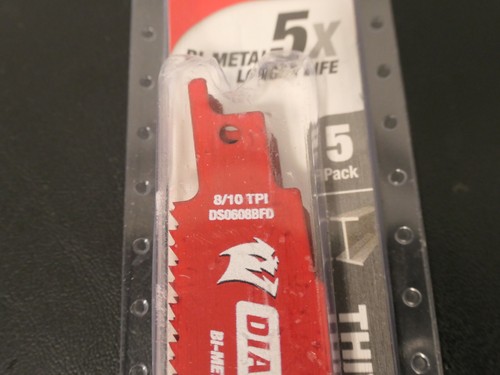 Diablo DS0620BFD5 6" Bi-Metal Reciprocating Saw Blade 5pk New - Picture 3 of 4