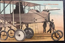 Mint Usa Picture Postcard French Military Aeroplane