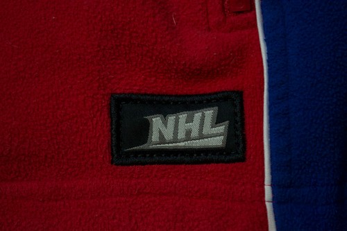 Chaqueta polar vintage años 90 NHL Montreal Canadiens talla M roja hockey Y2K cremallera completa - Imagen 5 de 10