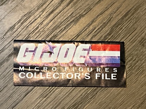 Gijoe Arah 1988 MICRO FIGURE Angebot Prospekt P/N 402920.00A - Bild 1 von 3