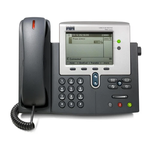 CISCO IP PHONE TELEFONO POE 7940 7940G A CORNETTA VOIP CON ALIMENTATORE