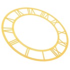  Decorative Wall Clock Sticker Diy Roman Numerals Acrylic Mirror Dials