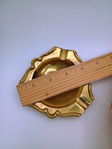 Vintage Brass Ashtray - Picture 4 of 9