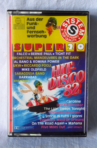 Musikkassette MC Hit Disco 82 Super 20