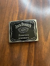 Vintage Jack Daniels Old No. 7 Whiskey Brand 2011 Black Silver Belt Buckle