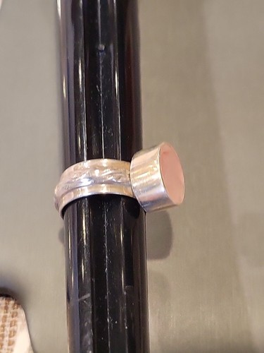 Silpada 925 Sterling silver Pink Rose Quartz Size 9 - Picture 9 of 10