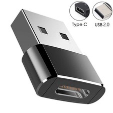 4 Pcs USB to USB C Adapter Type-C Female to A Male OTG Converter Car Charger