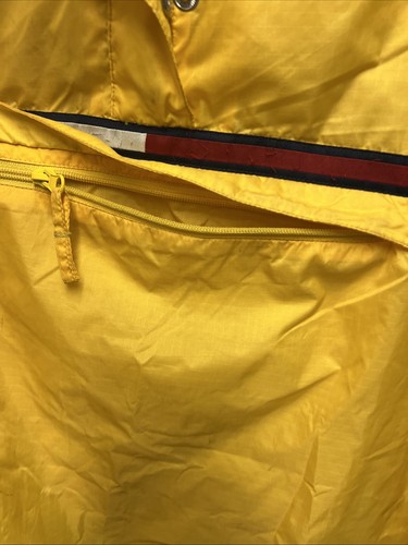 Vintage Tommy Hilfiger Jacket 90s Yellow Windbreaker Retro - Imagen 5 de 14