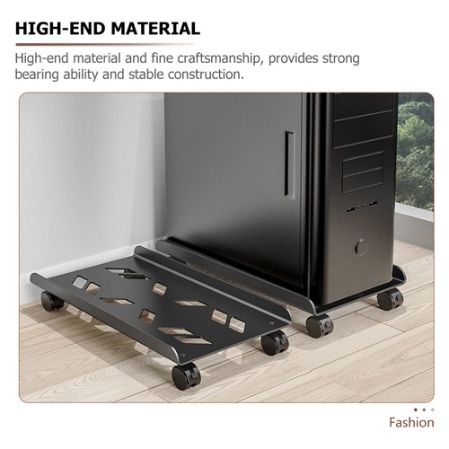 Computer Host Stand for Pc Office Tower with Wheels Support Bracket - Afbeelding 5 van 12