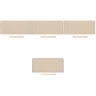 4 Count Schreibtischunterlage Kork Gaming-Zubehör Büro-Schreibtischzubehör