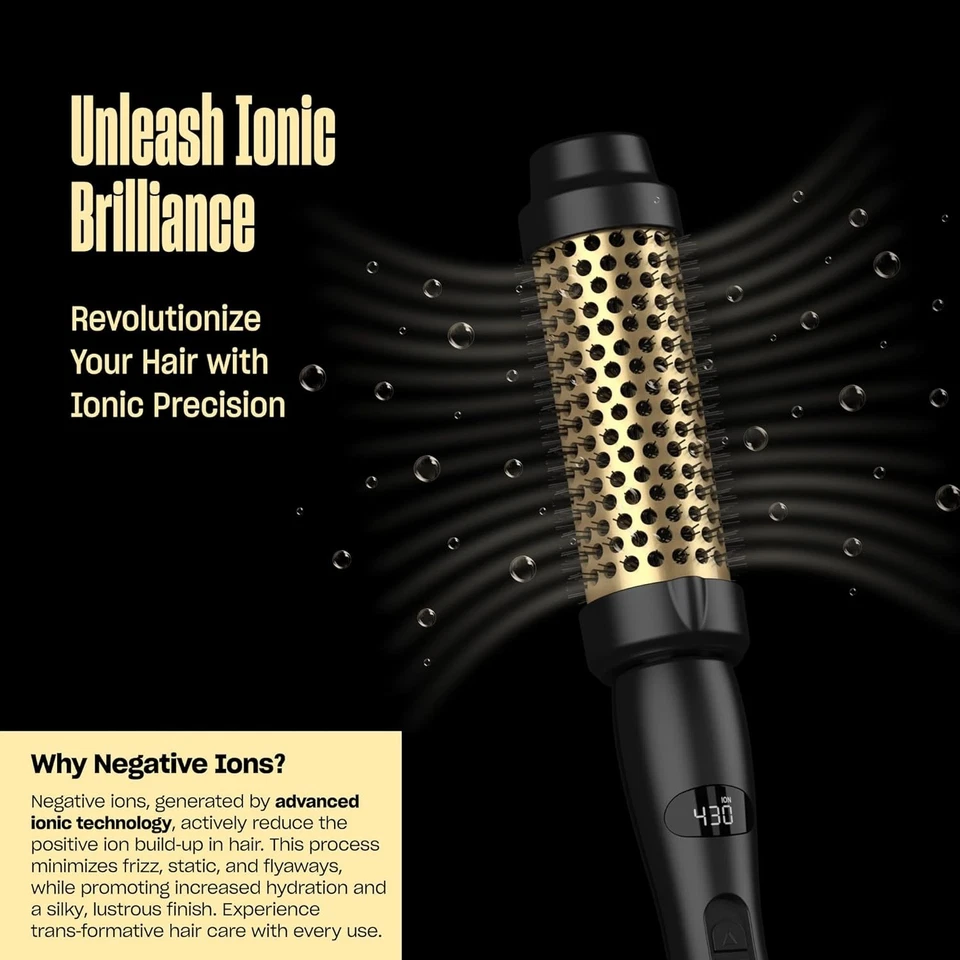 Bekind Twist Pro 1.5'' Heated Round Brush | Fast Heat, Ionic Blowout Styler - Image 2 of 4