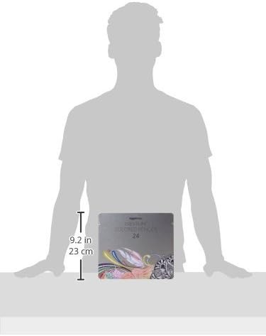 Amazon Basics Premium Colored Pencils 24 24 Count (Pack of 1), Multicolor - Bild 6 von 7