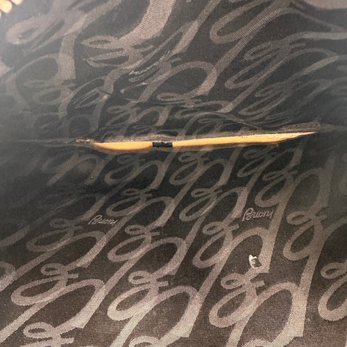 Brioni Herren Aktentasche schwarz genarbtes Leder verschlossen Kombi - Bild 16 von 16