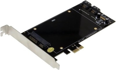 SEDNA PCIe Adapter Dual 2.5'' SSD/HDD Halterung ohne Stromanschluss SATA III