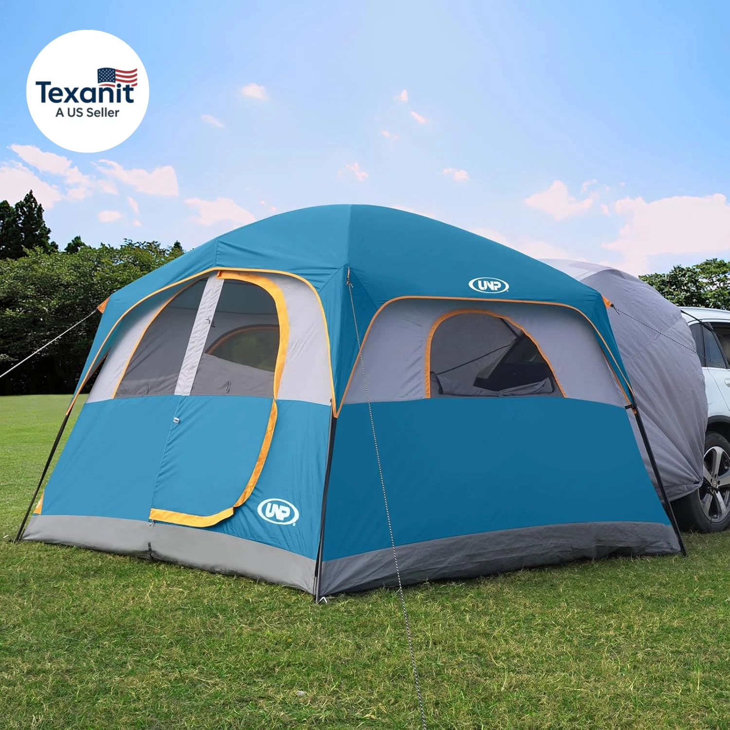 SUV Tent for Camping, 6-Person SUV Tailgate Tent - Easy Set up with Rainfly, 10'