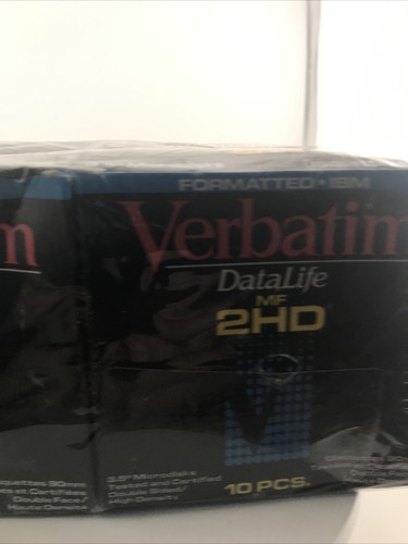 Dyskietka Verbatim Datalife MF 2HD 3,5" 2 MB IBM Cap. 2MB Nowy - Zdjęcie 3 z 13