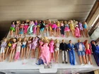 Lot of 34 Barbies / Kens (Vintage) + Accessories