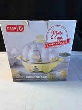 DASH Rapid Egg Cooker: 6 Egg Capacity Electric Egg Cooker Yellow - NEW in Box