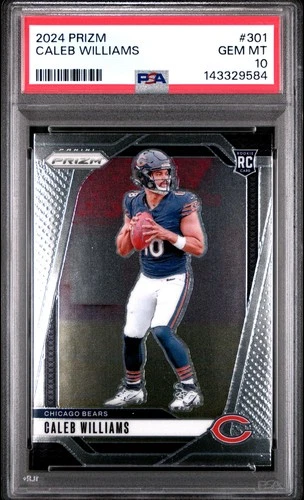 2024 Panini Prizm CALEB WILLIAMS #301 PSA 10 GEM MINT Rookie