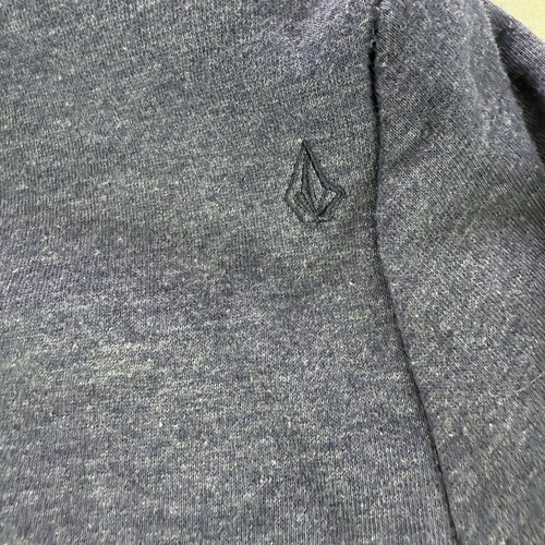 Volcom Women's Tower Pullover Fleece Hoodie Blue Size Medium Sweatshirt - Picture 5 of 8