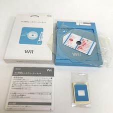 Wii Lens Cleaner Kit with Liquid Nintendo Official Game Disc Style Cleaning Blue