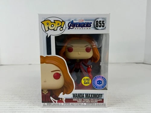 Vinilo Funko POP - Marvel - Avengers Endgame - Wanda Maximoff - #855 GITD [2]