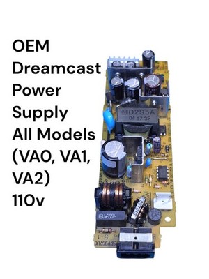 Sega Dreamcast OEM Power Supply Recapped Tested All Models VA0 VA1 VA2 PSU 110V