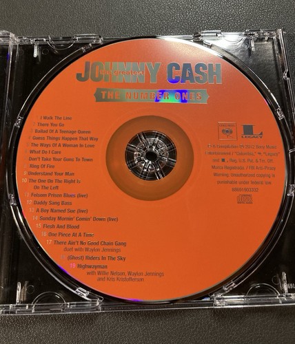 2012 Columbia Sony Johnny Cash The Number Ones Compact Disc CD gebraucht EX+/NM- - Bild 4 von 5