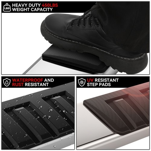 Fit 09-23 Dodge Ram 1500 Classic 6.75" Steel Quad Cab Step Bar Running Boards - Picture 5 of 9