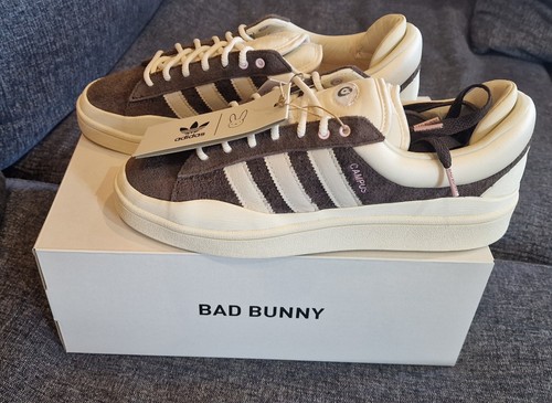 Scarpe Adidas Campus x Bad Bunny "The Last Campus" Marrone ID2534 Uomo Taglia 10 - Foto 3 di 8