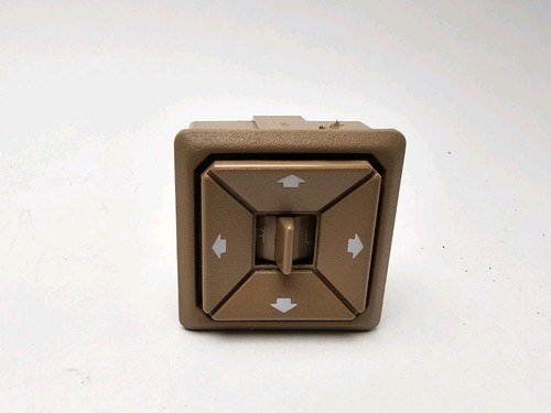 87-93 Mustang Power Side View Mirror Switch Center Console Control Door BEIGE - Picture 1 of 8