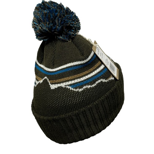 Patagonia Kid's Unsex Green Powder Town Beanie - Picture 4 of 11